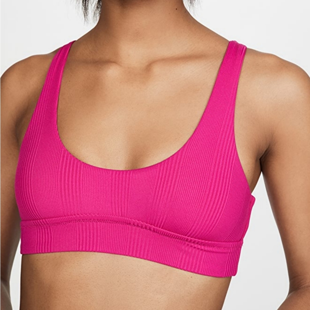 Vitamin A Pink Sienna EcoRib Tank Bikini Top